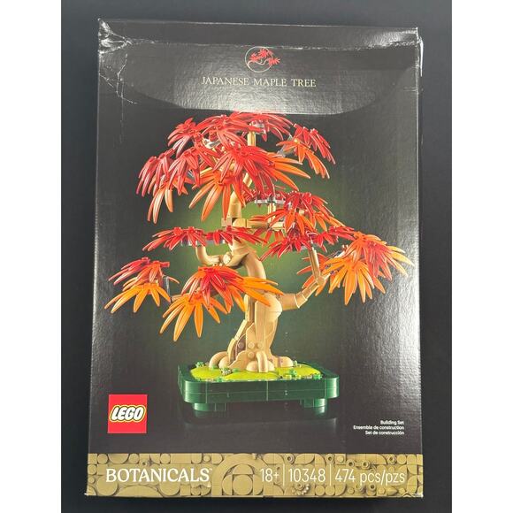 LEGO Botanicals Japanese Maple Tree Building Set 10348 FACTORY SEALED A - Picture 1 of 8